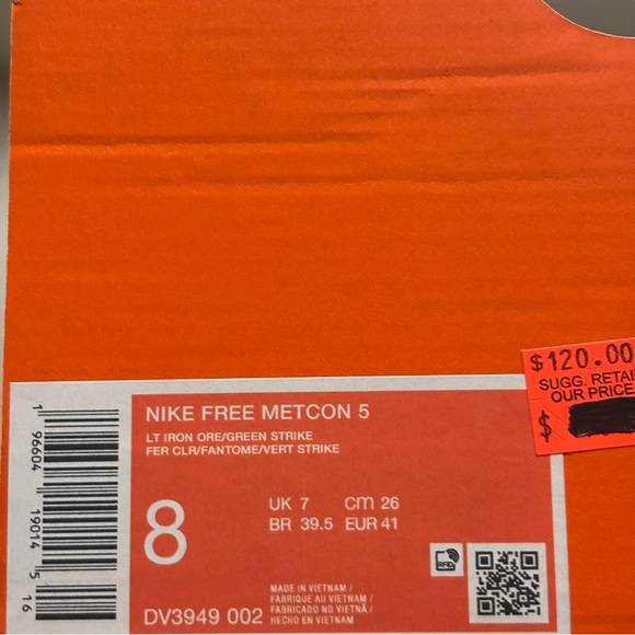 Nike Free Metcon 5 training shoes, Size 8 - Picture 7 of 7